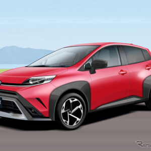 トヨタ スターレット 新型の予想CG