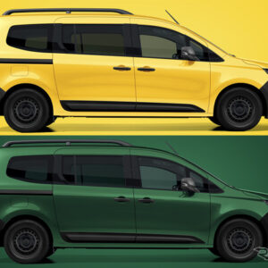 ルノー グランカングー クルール「ジョン ラ・ポスト」（上）と「ヴェール パリ」（下）