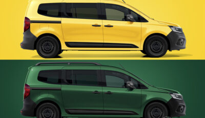 ルノー グランカングー クルール「ジョン ラ・ポスト」（上）と「ヴェール パリ」（下）