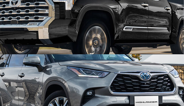 トヨタから輸入販売される『タンドラ』(上)と『ハイランダー』(下)