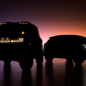 日産自動車の新型コンセプトカー2台のティザー