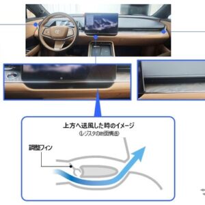 車載エアコン用の「電動ヒドゥンレジスタ」