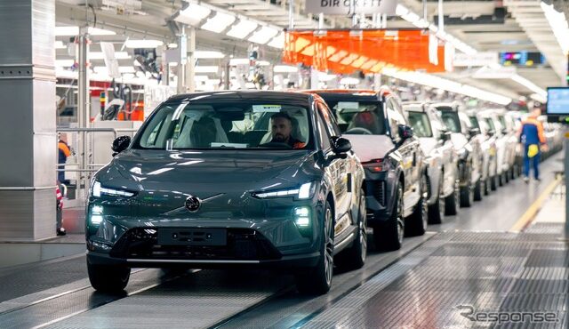 ボルボ『EX60』をスウェーデンで生産開始