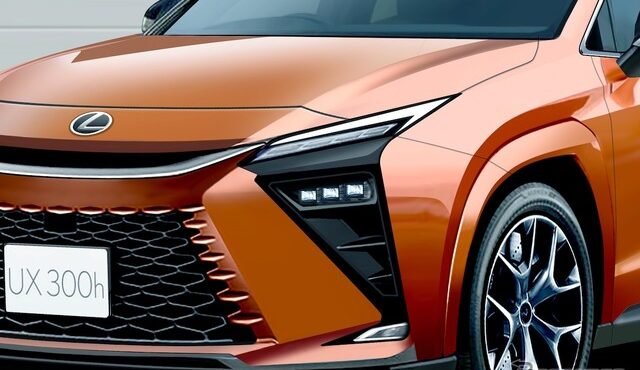 レクサス UX 次期型の予想CG