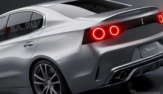 日産 スカイライン 次期型の予想CG