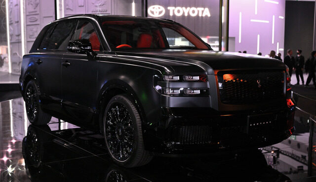 トヨタ センチュリー（SUV）。写真は「ジャパンモビリティショー2025」出展車両