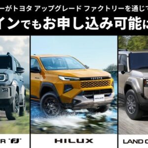 ランドクルーザーFJ・新型ハイラックス・ランドクルーザー250向けアイテム