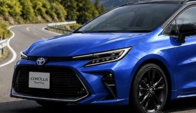トヨタ カローラツーリング 次期型の予想CG