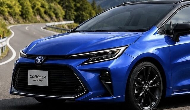 トヨタ カローラツーリング 次期型の予想CG
