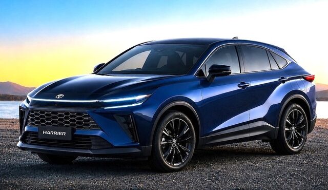 トヨタ ハリアー 次期型の予想CG