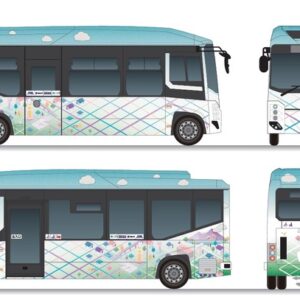 自動運転バスラッピングデザイン