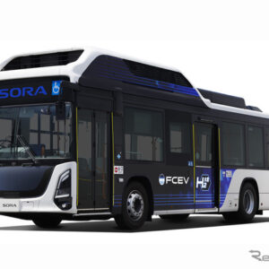 トヨタの新型燃料電池(FC)路線バス『SORA』