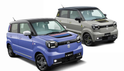 純正アクセサリー「MILD SPORTY」（左）と「neo future」（右）装着車